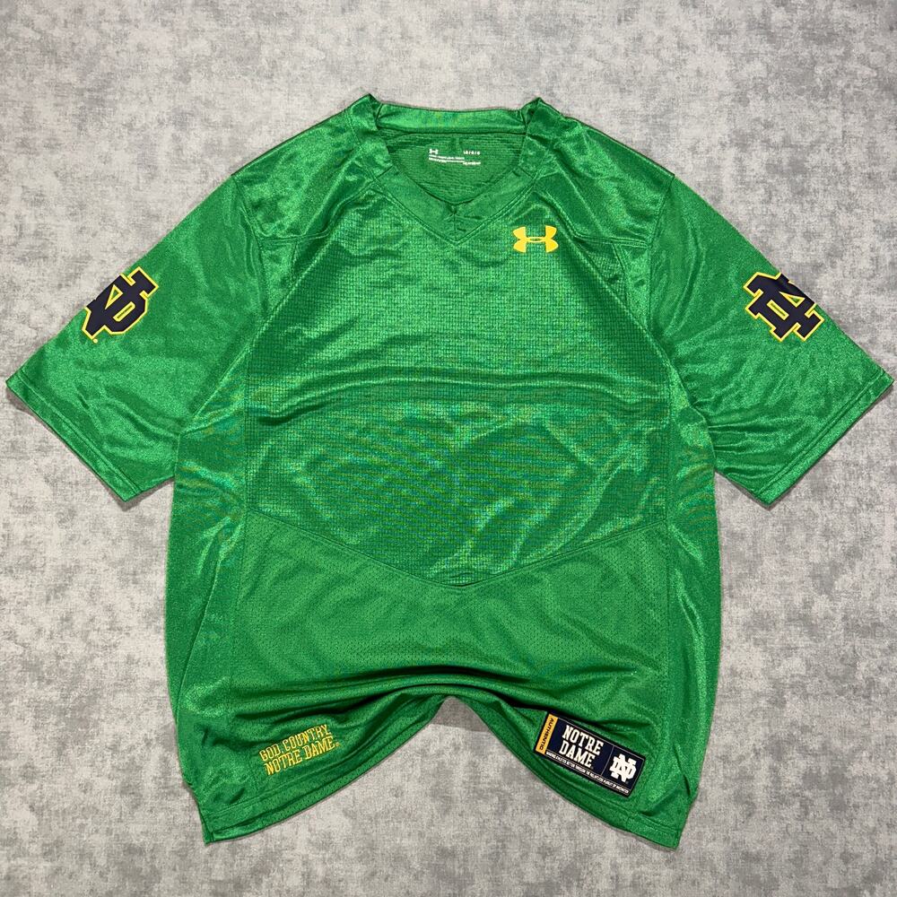 Notre Dame Under Armour Authentic Team Issued Practice Football Jersey Mens L